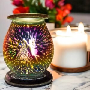 Fairy Aroma Lamp Oil Burner Wax Melt - 3D Glass Make A Wish